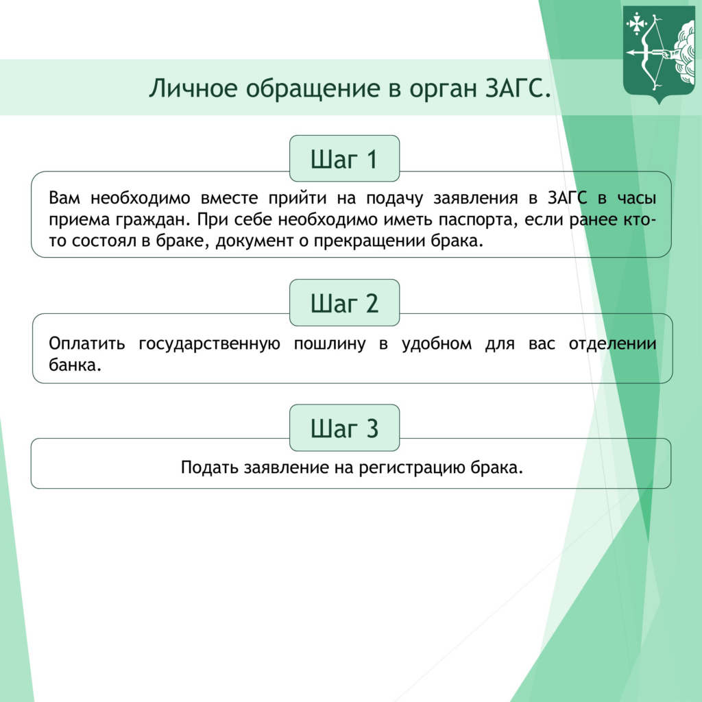 Заключение брака: как подать заявление в ЗАГС и необходимые документы